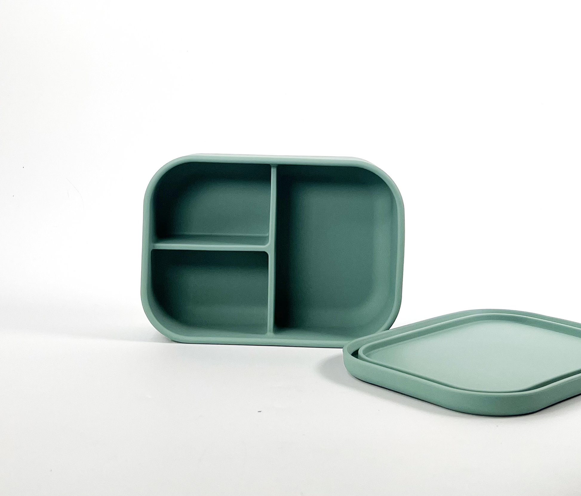 Tupperware Lunch Square Divided Packette Lunch Box Mint Color New